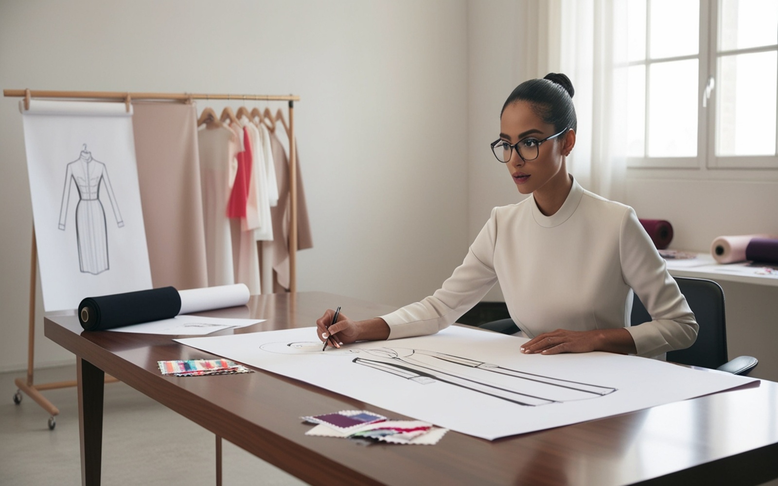 Minimal clothing flat lay